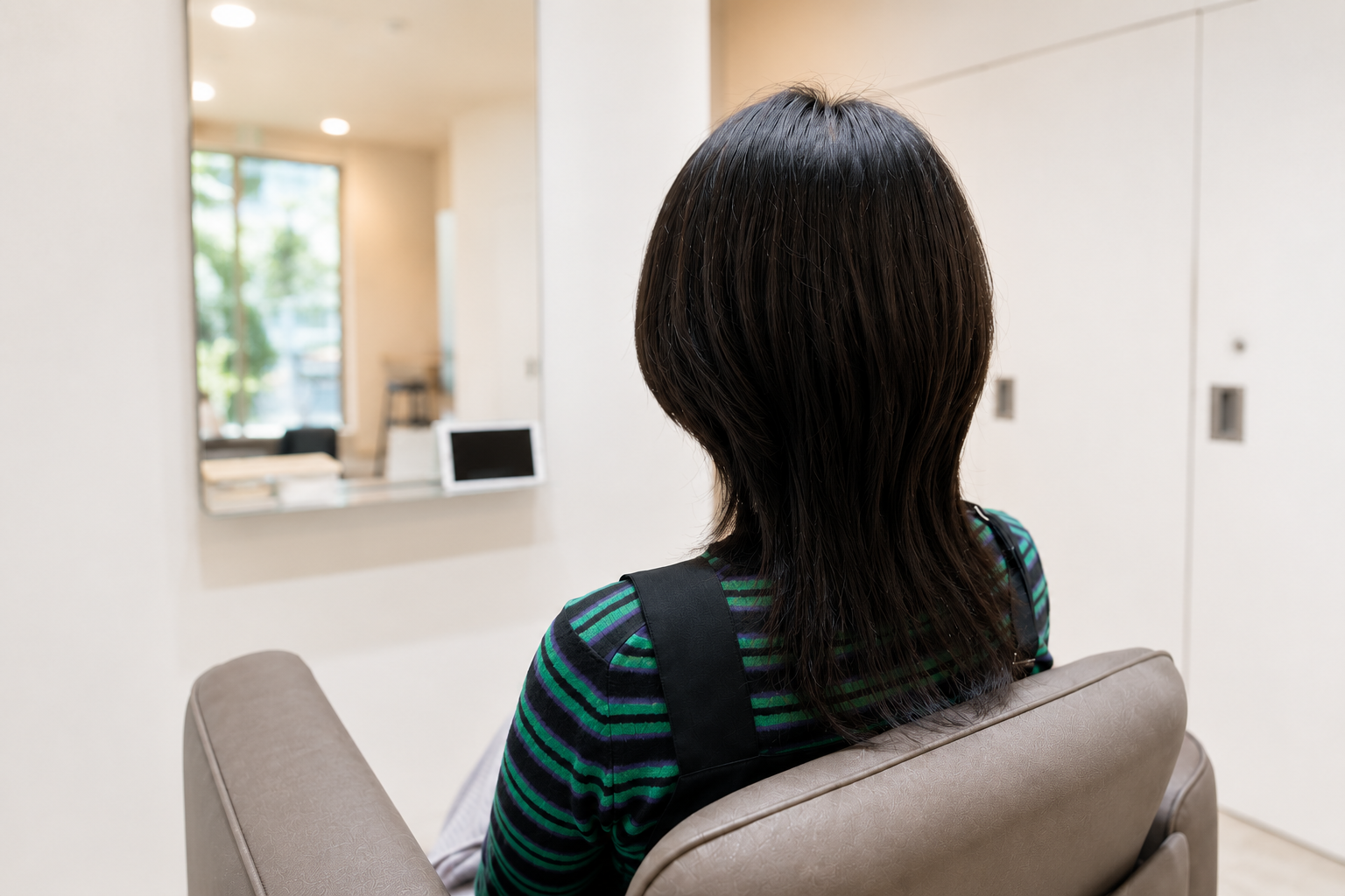 乾かすだけで自然にまとまる40代女性のヘアスタイル｜アンチエイジング美容室の考え方